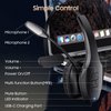 Trucker Bluetooth Headset, Wireless Headset with Mic, Bluetooth Headset with Dual Noise Cancelling Microphone & Mute Button, 55Hrs Working Time PC Headset for Cell Phones, Computer, Truck Driver