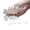 Novelty Ocean Jellyfish Hair Clips,Cellulose Acetate Hair Clips,Big Claw Clips for Girl,Hair Accessories,Silver