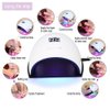 Valentine's Day Carnival Facial Sprayer,Atomization Sprayer UV LED Nail Lamp Slipper Shape Nail Dryer Lamp for Nail Gel Polish Curing with Smart Sensor Manicure Pedicure Tool(White)