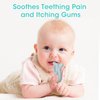 Baby Teething Toys for Babies 0-6 Months Set of 3, Cheri Baby Teether for Teething Relief, 100% Food-Grade Silicone Baby Toys 6-12 Months, BPA Free Soft & Textured 8-Shape Sensory Toys for Sore Gums