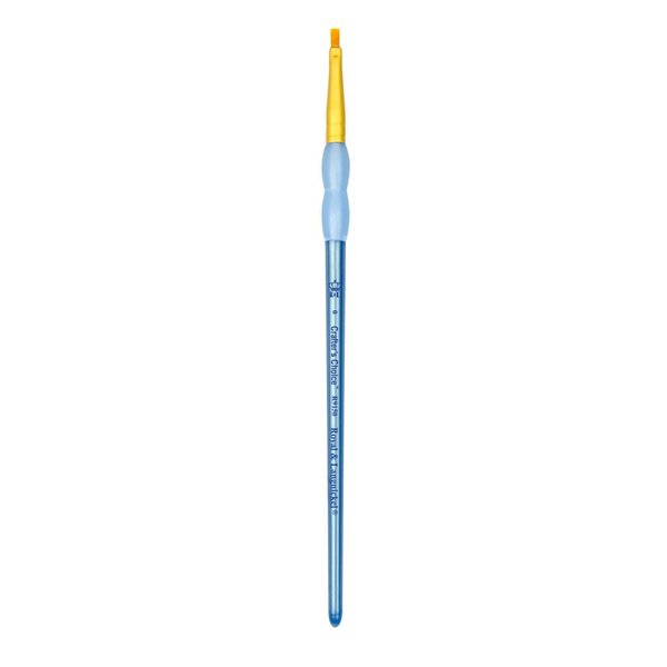 Royal Brush Crafter's Choice Taklon Shader Brush, Size 6, Gold