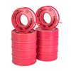 PROCURU 10-Pack 1/2" x 520" Professional Grade Pipe Thread Sealant 4-Mil Pink PTFE Plumbing Teflon Tape, for Water and Gas