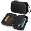MEDMAX Hard Shell Case for Portable Nebulizer Asthma Inhaler, Portable Shockproof Anti-Scratch Travel Carrying Case for Personal Inhalers Nebulizador for Breathing Problems Handheld Nebulizer, Black