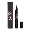 MZ Ideas Precision Waterproof Eyeliner Pen, Waterproof, Fine Felt Tip, Black with build In Sharpener, Black