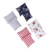 SPYMINNPOO 1:12 Dollhouse Pillow Cushions, Mini Realistic Pillows Miniature Docaration Accessory for Doll House Living Room Sofa Bedroom Bed(Sofa Pillow)