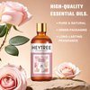 HEYTREE Rose Essential Oil - Hydrating and Romantic Aromatherapy Oil for Relaxation, Skin Nourishment, and Hair Care,Massage,Bath-100ml