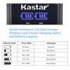 Kastar Battery (X2) & LCD Dual Slim Charger for LP-E10, LC-E10 and EOS 1100D, EOS 1200D, EOS Rebel T3, EOS Rebel T5, EOS Kiss X50, EOS Kiss X70 DSLR Camera & LPE10 Grip