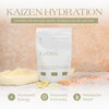 Kaizen Hydration - Premium Whole Body Hydration Drink - Energy, Focus, Wellness - Organic Electrolyte Mix with Irish Sea Moss, Taurine, Monkfruit Extract - Refreshing Lemon Lime Flavor - 8.88 oz