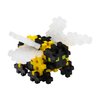PLUS PLUS - Bumble Bee - 70 Piece, Construction Building Stem/Steam Toy, Interlocking Puzzle Blocks for Kids, Mini Maker Tube