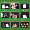 80UncleKimby 16PCS Snowman Christmas Crafts for Kids: DIY Ornament Kit Bulk, Winter Holiday Gifts Party Classroom Favors Activities