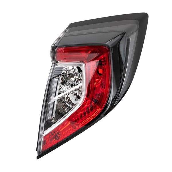Tail Lights Assembly For 2017-2021 Honda Civic Hatchback/17-19 Type R,Right Passenger Side Replacement,Red Lens Rear Brake Lights