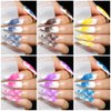 SUPWEE Blooming Gel Nail Polish Marble Nail Polish Gel Watercolor Ink Gel Nail Polish Flower Nail Art Blossom Gel for Spreading Marble Effect Soak Off UV Gel Manicure 8 Colors 7ml(0.25fl oz)