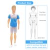 16 PCS Doll Clothes and Accessories 1 Jacket Set 1 Suit 2 Short Tops and Pants 2 Swimming Pants 4 Pair of Shoes in Random for 12 Inch Boy Dolls Birthday for Kids