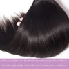 Wiilm 12A Straight Bundles Human Hair 3 Bundles 22 24 26 Inch 100% Raw Bundles Human Hair Brazilian Human Hair Bundles Virgin Hair Bundles Quick Weave Hair Bundles Human Hair Extensions Black