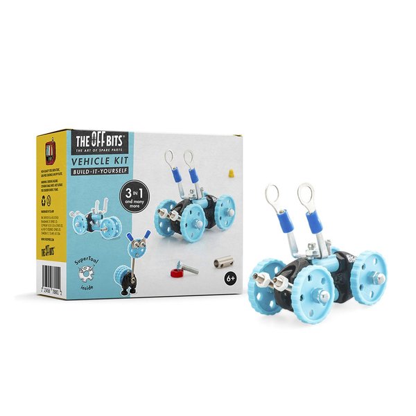 The Off Bits Vehicle Stem Building Toys, Educational Build Your Own Robot Toy for Kids Age 6 7 8 9+ Year Old Boys and Girls, Stem Toys Engineering Kit, Construction Toys Steam Gift