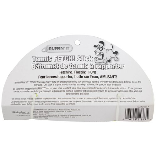 RUFFIN' IT Tennis Fetch Stick Dog Toy