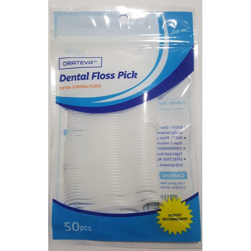 Adult Floss Picks, Bundle of 6 Each 50 Count Bags