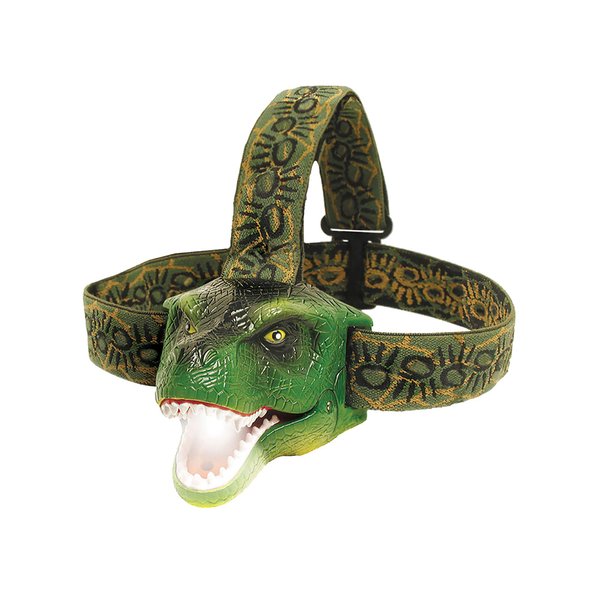 Sun Company DinoBryte - Adjustable Strap, Battery Powered Flashlight with Realistic Dinosaur Roar Sound, Perfect for Children Ages 6 and Up