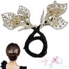 CHCTD Rhinestone Flower Hair Clip, Deft Bun Hair Twister, Lazy Hair Curler Bun Maker, Whale Tail Rhinestone Flower Hair Clip, Easy Bun Hair Bun Maker, Hair Twist Bun Maker,Hair Pins for Buns (05)