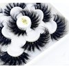 HBZGTLAD new 5 Pairs 25 mm 3d Mink Lashes Bulk Faux with Custom Natural Mink Lashes Pack Short Wholesales False Eyelashes (9D-03)