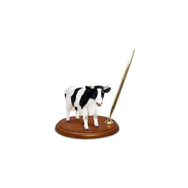 Conversation Concepts Cow Pen Holder (Holstein Bull)