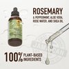 Hair Gro Growth Oil 4oz/120ml - Hair Treatment with Rosemary Mint Infused Formula for Healthier Hair, Scalp Detox, All Hair Types