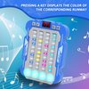 Rhythm Game Machine, Electronic Music Rhythm Game Machine, Puzzle Toys for improving Reaction Speed,Handheld Gaming Console with Music and Lighting,Toys Suitable for Adults and Children to Play with