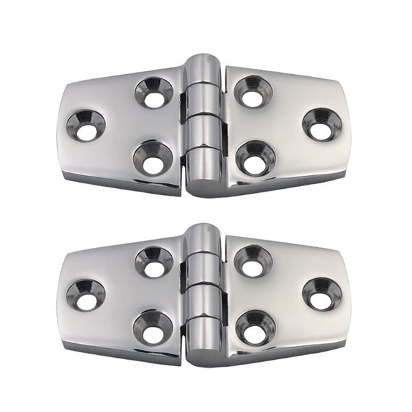 Ayunwei 3’’ x 1.5’’ Boat Hinge 316 Stainless Steel Boat Hatch Hinges Marine Grade Door Hinges for Boats, Cabinet, Hatch, RVs of 2 pcs