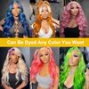QTHAIR Beauty Human Hair Blonde Bundles 14A Grade 100% Brazilian Human Hair Color #613 Platinum Blonde Body Wave 16" Light Blonde Color Bundles 613 Color Body Weave Human hair Extensions 100g/Bundle