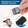 Haisalin 20Pcs Fingerboard Grip Tape, Precut Fingerboard Foam Grip Tape,Foam Grip Tape for Fingerboards, Precut & One Step Instal(20)
