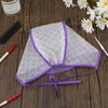 WLLHYF 6 Pieces Hair Cap Dye Colouring Cap Highlighting Frosting Cap Art Tipping Cap with Plastic Crochet Hook for Salon DIY Dyeing Hair Hairdressing