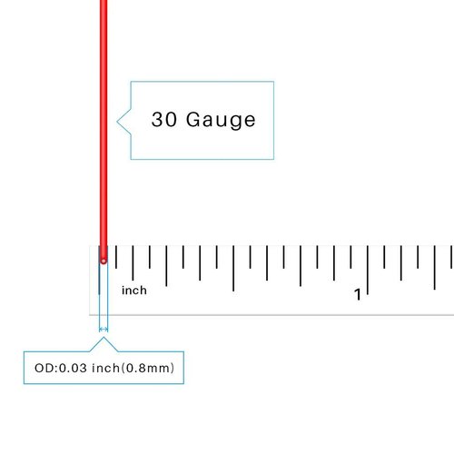 BNTECHGO 30 Gauge Silicone Wire Kit 10 Color Each 10 ft Flexible 30 AWG Stranded Tinned Copper Wire