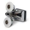 Smooth Zinc Alloy Shower Door Runners 23mm Twin Shower Door Rollers 2top 2bottom 4pcs