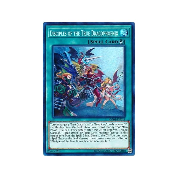 Disciples of The True Dracophoenix - OP05-EN011 - Super Rare - Unlimited Edition - OTS Tournament Pack 5