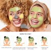 4 Pcs Clay Facial Mask Set - Turmeric, Vitamin C, Green Tea, Dead Sea Mud, and Rose Clay for Deep Cleansing, Moisturizing, and Refining Pores - 240g