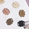Lolalet Octopus Hair Claw Clips, 5 Pack Non-slip Jaw Clips Medium Hair Clamps for Thick Curly Long Hair, Wide Grip Hair Accessories for Women Girls -Style B