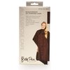 Betty Dain Bleach-proof All Purpose Styling Cape, Material Defends Against Bleach Stains, Color Proof, Chemical Proof, Waterproof, Lightweight Embossed Nylon, Brown