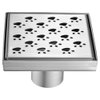 Dawn LMU050504 Memuru River Series - Square Shower Drain (Stamping Technique & Press in the Base), 5" L