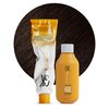 GK HAIR Global Keratin Natural 5 Light Brown Hair Color Cream Tube (3.4 Fl Oz/100ml) + 20 Volume Developer (5 Fl Oz/150ml) - Professional Permanent Long Lasting Toner Dye
