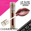 Ready To Wear Long Lasting LIP ELIXIR LIP COLOR SERUM Rich Colors Silky Smooth Creamy Luscious LIP SERUM Makeup Lipstick Compact Made In Italy (CASHMERE KISS)