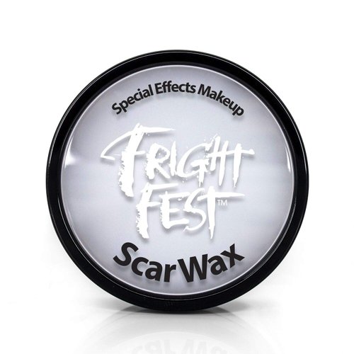 Scar Wax by Fright Fest 20g - Fx wax used to create scars, lumps and warts - Use alongside our fake blood, spirit gum, liquid latex and halloween face paint creating the most gruesome makeup