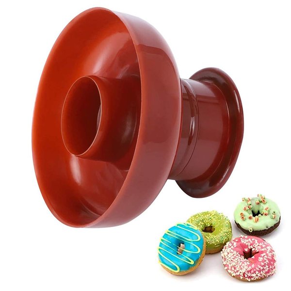 HEEPDD Donut Cake Mould, Reusable Doughnut Donut Maker Cutter Fondant Cake Bread Dessert Bakery for Kitchen DIY Baking Tool