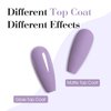 CANNI Lavender Purple Gel Nail Polish, 1Pcs Light Purple Gel Polish Pastel Purple Color Nail Polish Gel High Gloss Soak Off U V Gel Nail French Nail Manicure Salon DIY