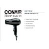 Conair 047BW Black 2 Heat / 2 Speed Hair Dryer - 1600W
