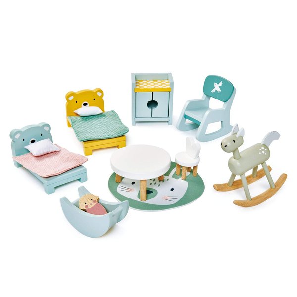 Tender Leaf Toys - Dovetail Dollhouse Accessories - Detailed Wooden Furniture Sets and Room Decor - Encourage Creative and Imaginative Fun Play for Children - Age 3+