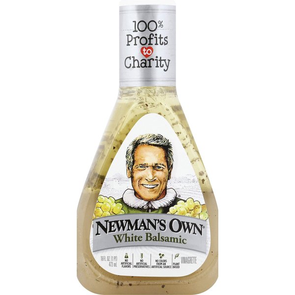 Newmanâ€™s Own White Balsamic Vinaigrette, 16 oz (Pack of 6)