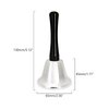 Hand Bell, 1 Pack Silver Call Bell with Handle, Call for Pets, Patient Hand Bell, Child Bell, Wedding Bell, Dinner Bell