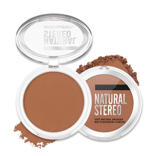 MAEPEOR Face Bronzer Powder Palette 6 Colors Buildable Matte Natural Pressed Contour Bronzer Long Lasting Sweat Proof Face Bronzer Makeup (Color 02)