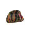 Generic Medium size mixed black pink green marbled hair claw clip