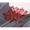 Aimimier Bridal Hair Comb Red Crystal Wedding Comb Ruby Crown with Marquise Wedding Headpiece Bridesmaid Hair Accessories for Women and Girls